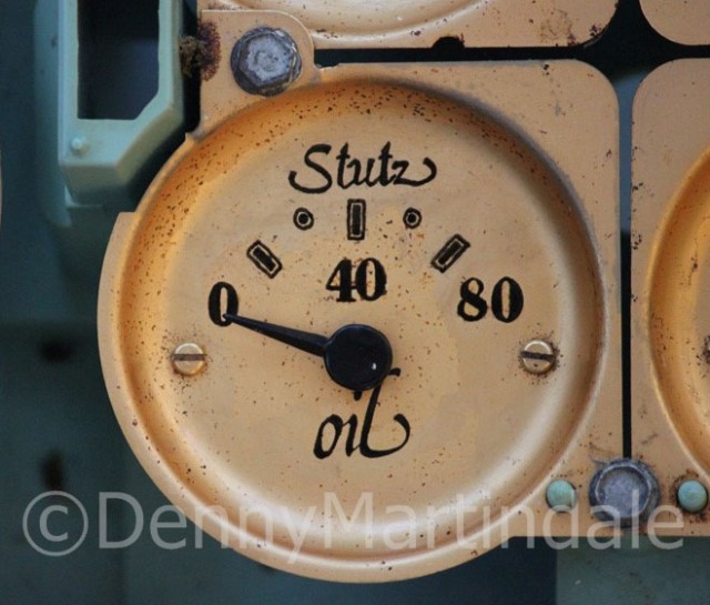 Stuts Blackhawk oil gauge, Denny Martindale